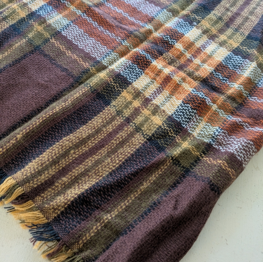 Plaid Infinity Scarf
